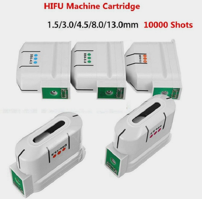 10000 снимков HIFU, сменный картридж для тела лица, для ультразвуковой машины для лица, антивозрастной  купить