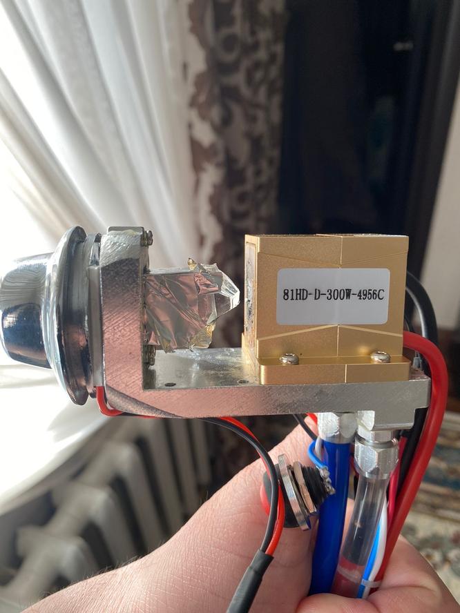 Компоненты света в ручке лазера для удаления волос Оптическая призма и стекло в ручке лазера